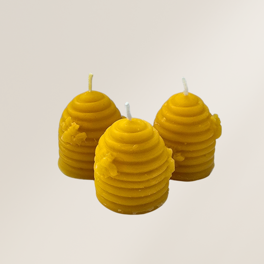 Beeswax Beehive Candles